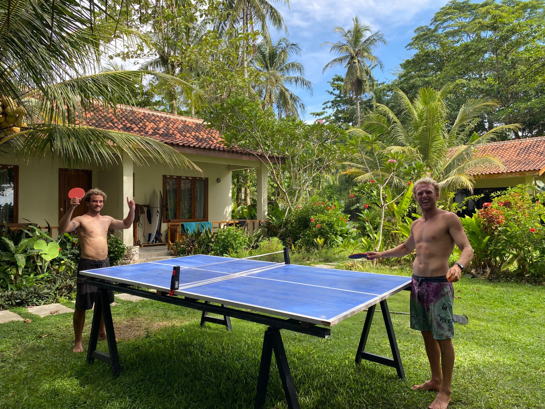 Ping pong area