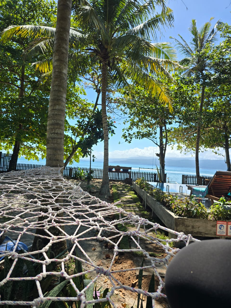 Beachfront view